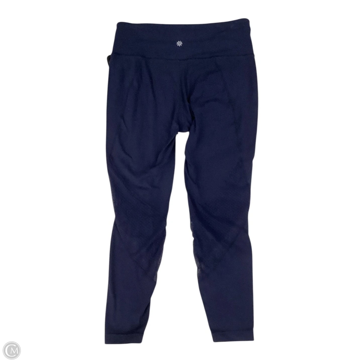 Athletic Leggings By Athleta In Navy, Size: M