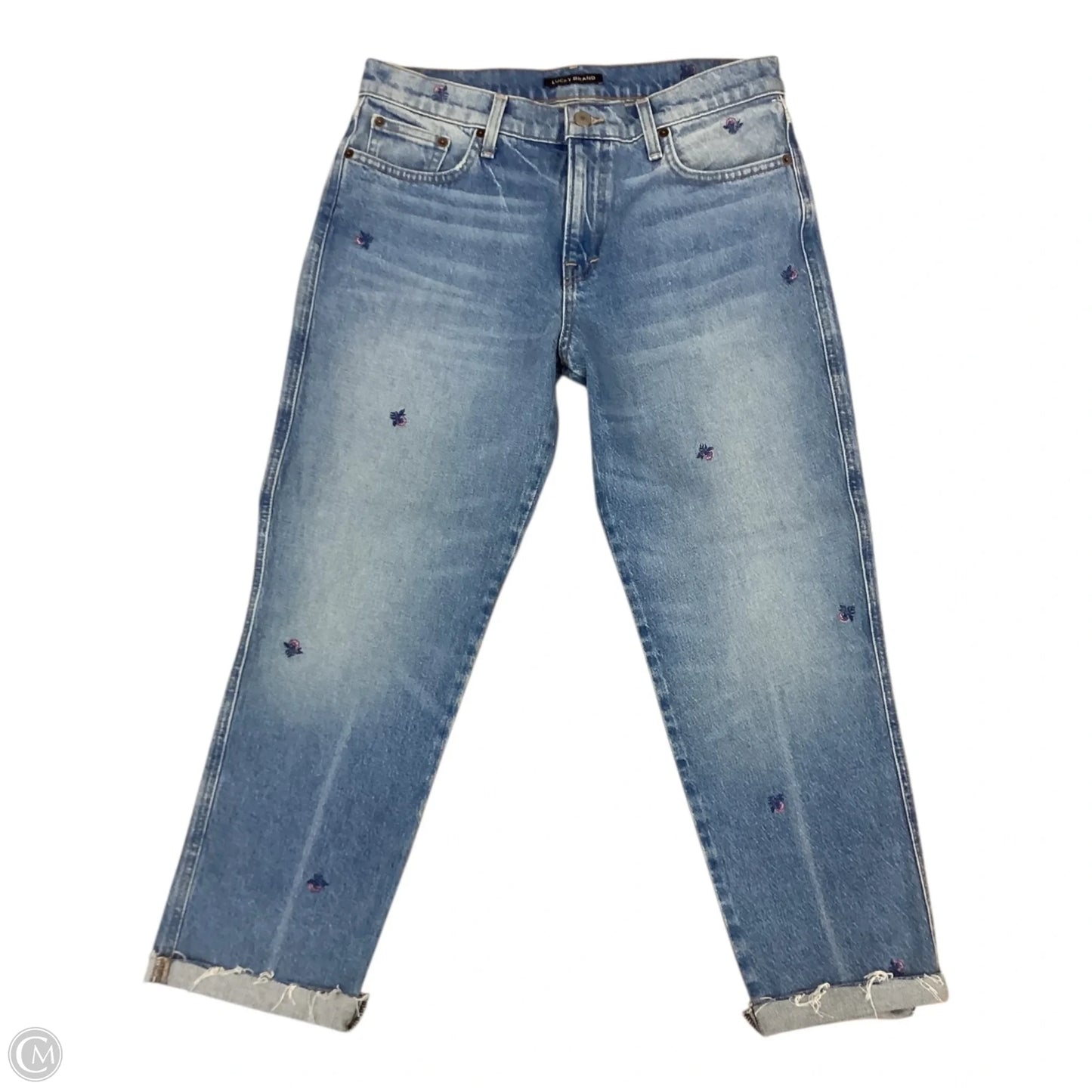 Jeans Cropped By Lucky Brand In Blue, Size: 4
