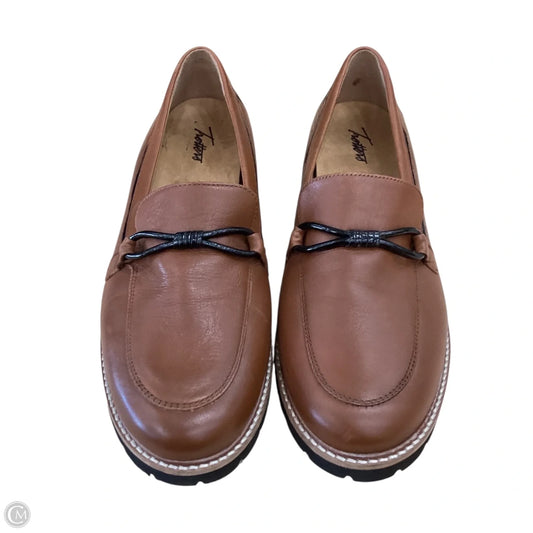 Shoes Flats By Clothes Mentor In Brown, Size: 11