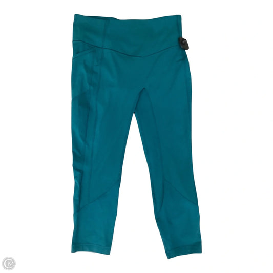 Athletic Leggings By Lululemon In Teal, Size: L