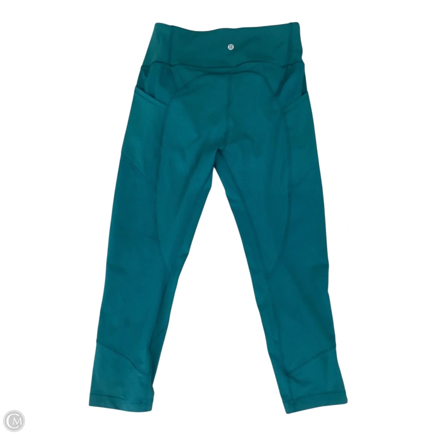 Athletic Leggings By Lululemon In Teal, Size: L