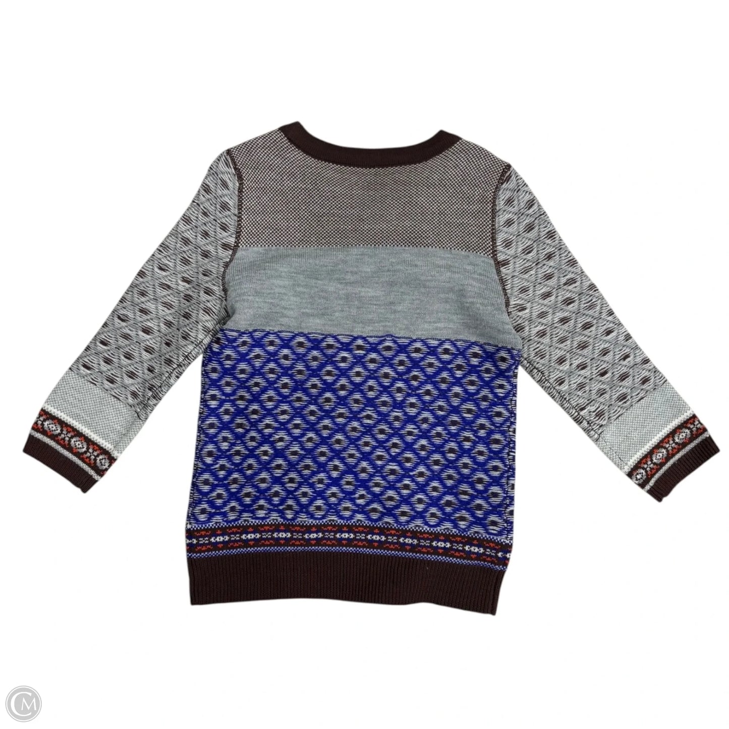 Sweater By J. Crew In Brown & Grey, Size: S