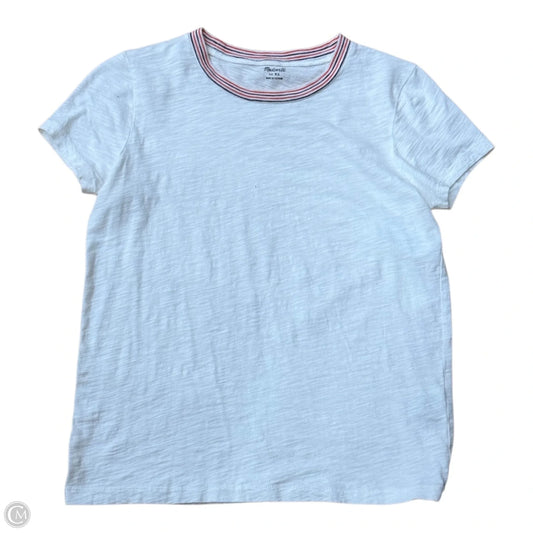 Top Short Sleeve By Madewell In White, Size: Xs