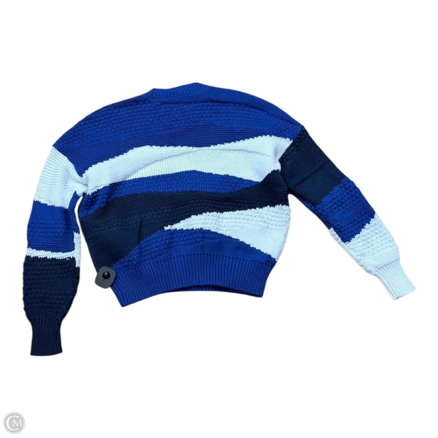 Sweater By Madewell In Blue & White, Size: Xs