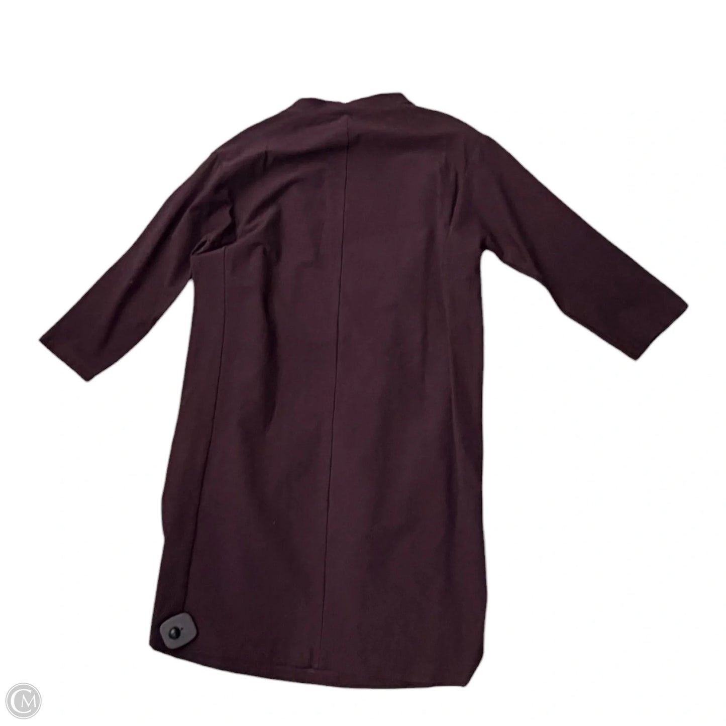 Dress Casual Midi By Eileen Fisher In Maroon, Size: Xs