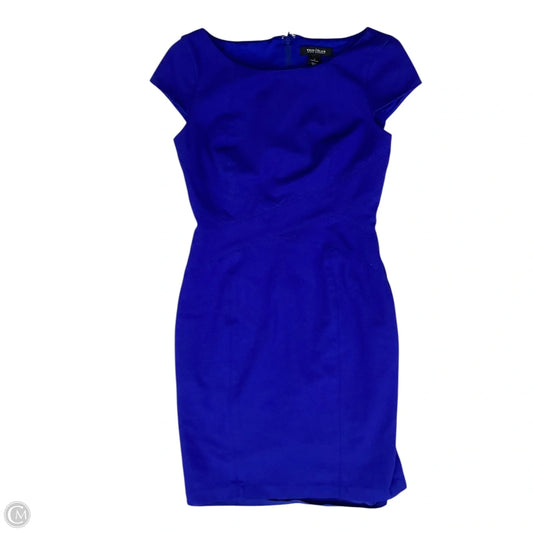 Dress Casual Midi By White House Black Market In Blue, Size: S