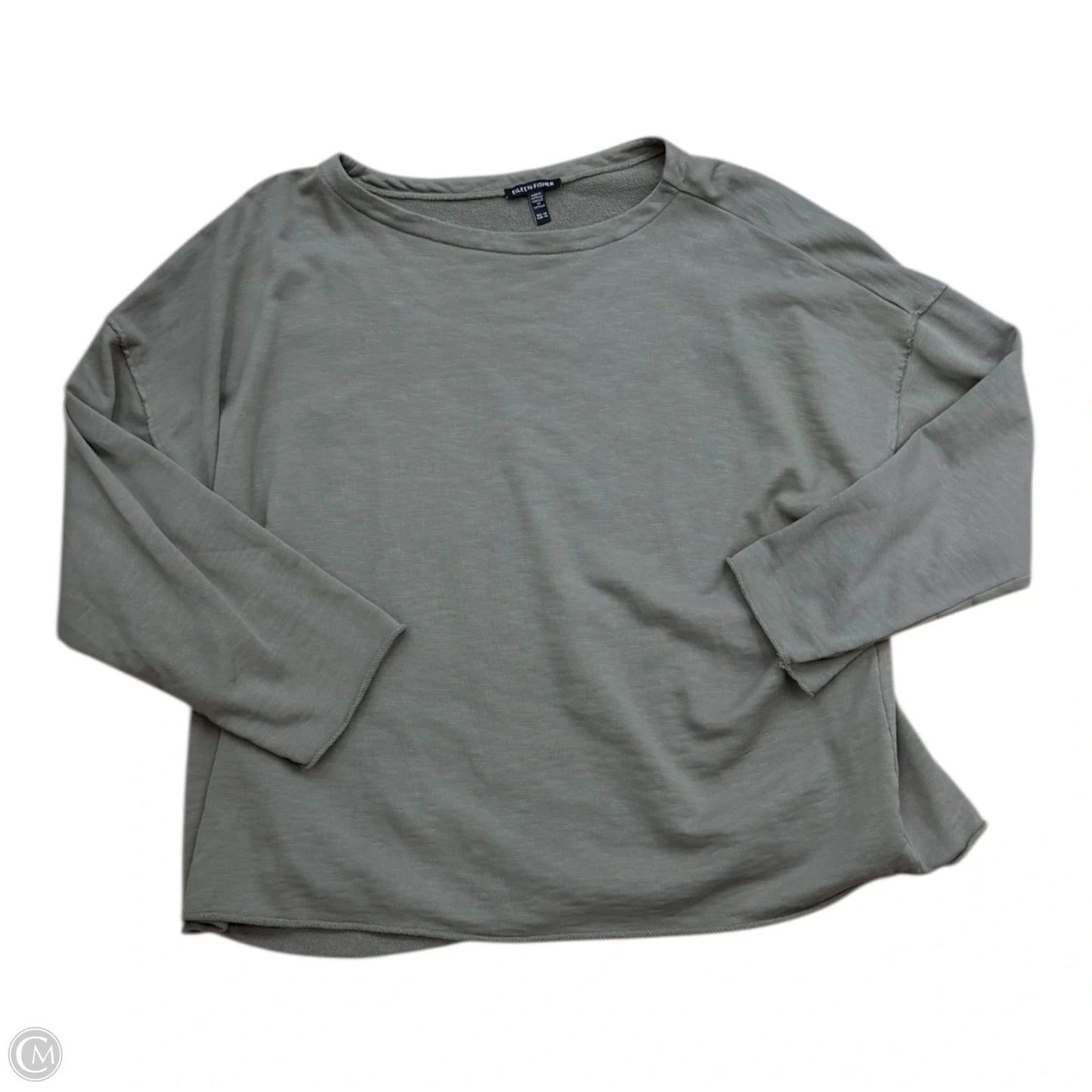 Sweater By Eileen Fisher In Green, Size: 1x