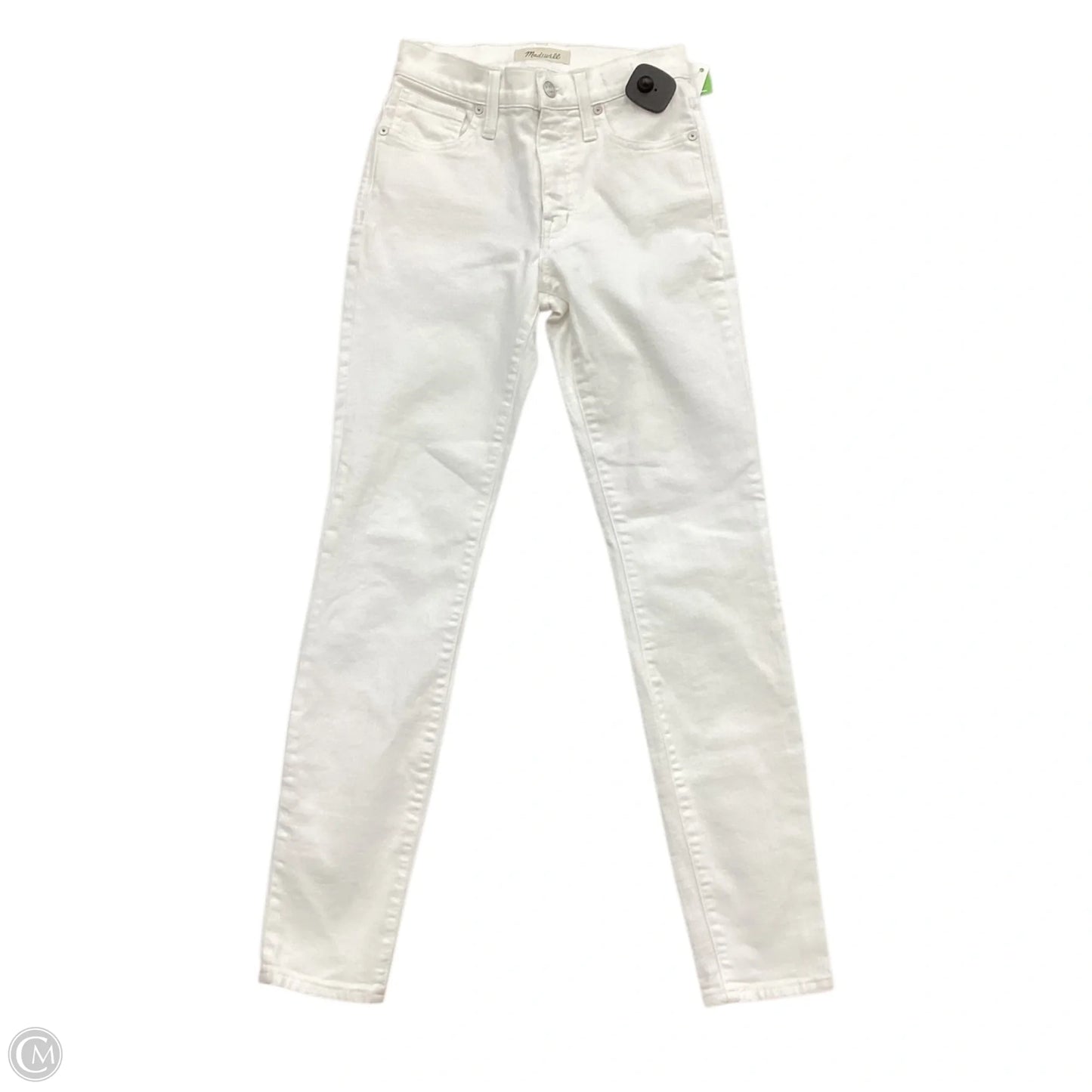 Jeans Skinny By Madewell In White, Size: 0