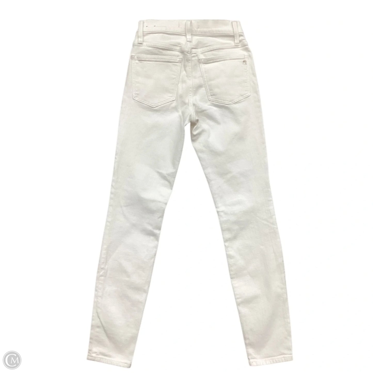 Jeans Skinny By Madewell In White, Size: 0