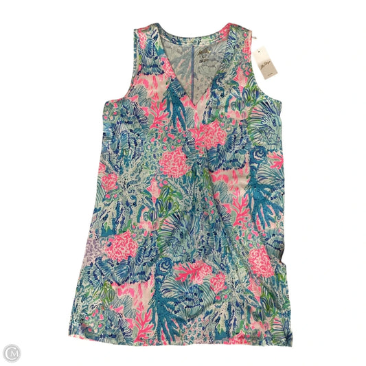 Dress Designer By Lilly Pulitzer In Blue & Pink, Size: Xl