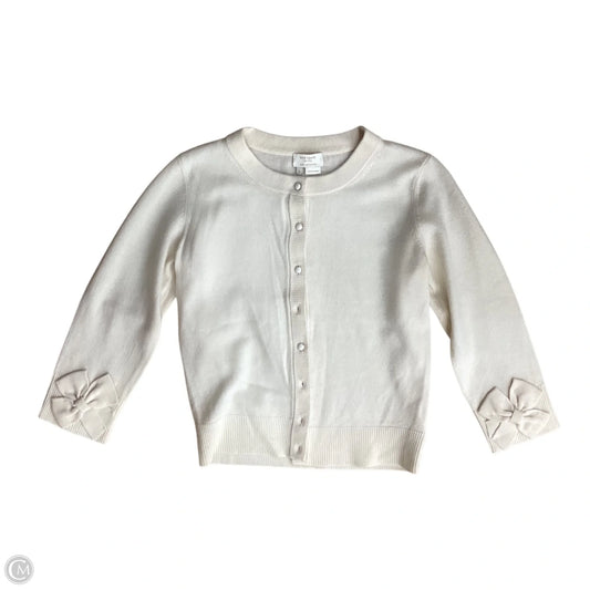 Cardigan Designer By Kate Spade In Cream, Size: S