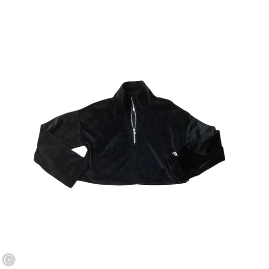Athletic Sweatshirt Collar By Fabletics In Black, Size: L