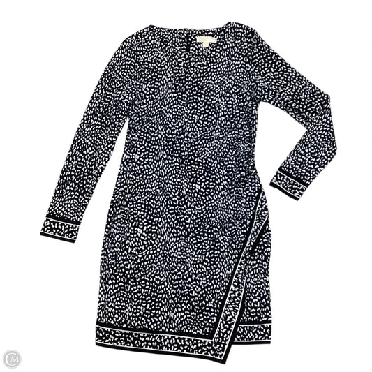Dress Designer By Michael Kors In Black & White, Size: L