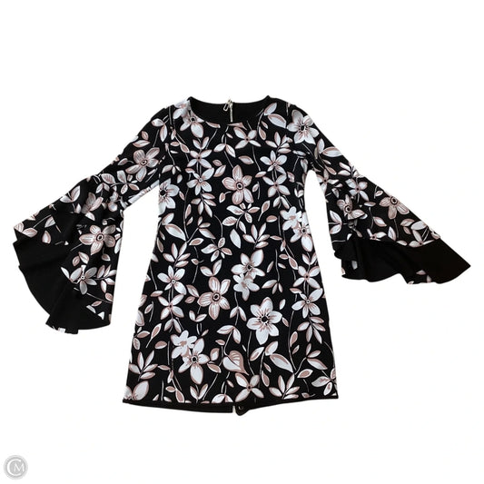 Dress Casual Midi By White House Black Market In Floral Print, Size: L