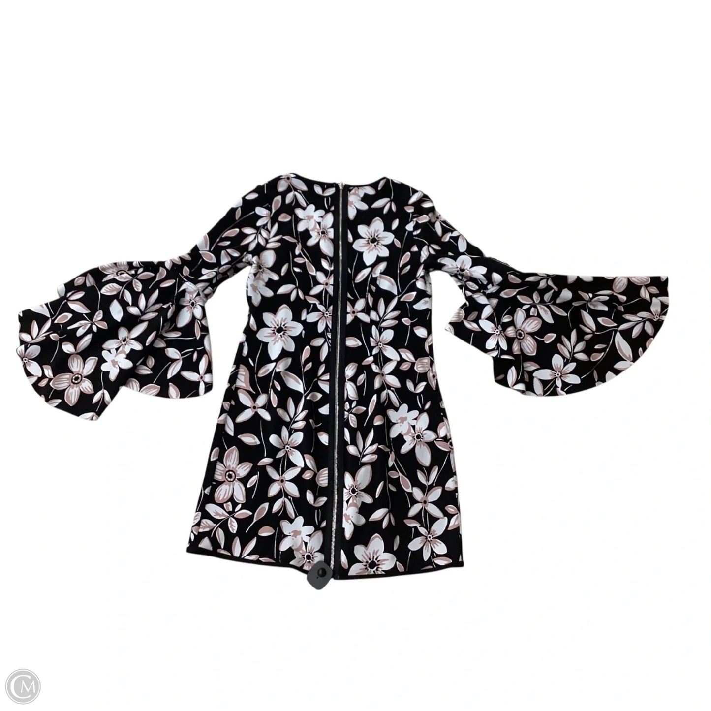 Dress Casual Midi By White House Black Market In Floral Print, Size: L