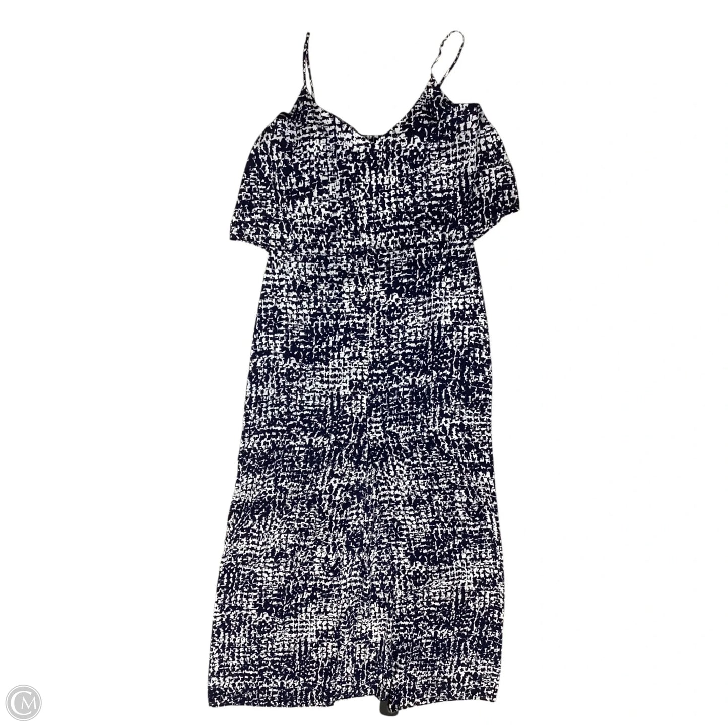 Dress Casual Maxi By White House Black Market In Blue & White, Size: S