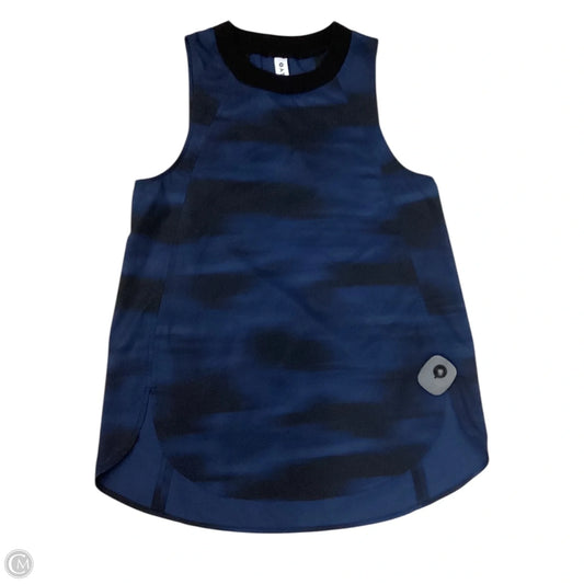 Athletic Tank Top By Athleta In Black & Blue, Size: Xxs