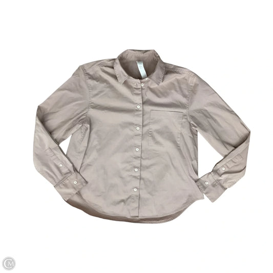 Top Long Sleeve By Lululemon In Tan, Size: S