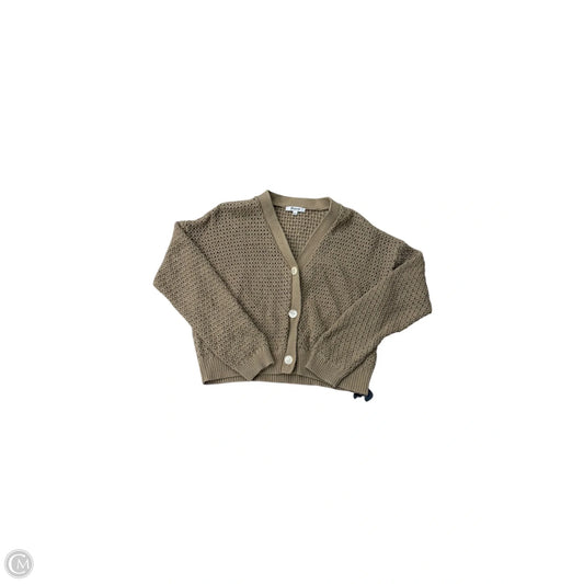 Sweater Cardigan By Madewell In Brown, Size: L