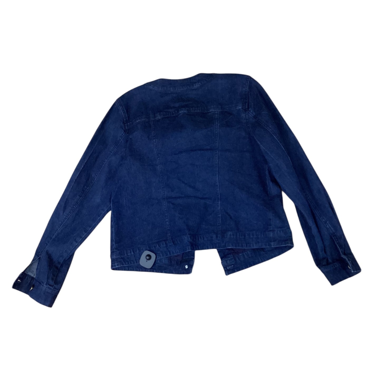 Jacket Denim By Denim And Company In Denim Blue, Size: S