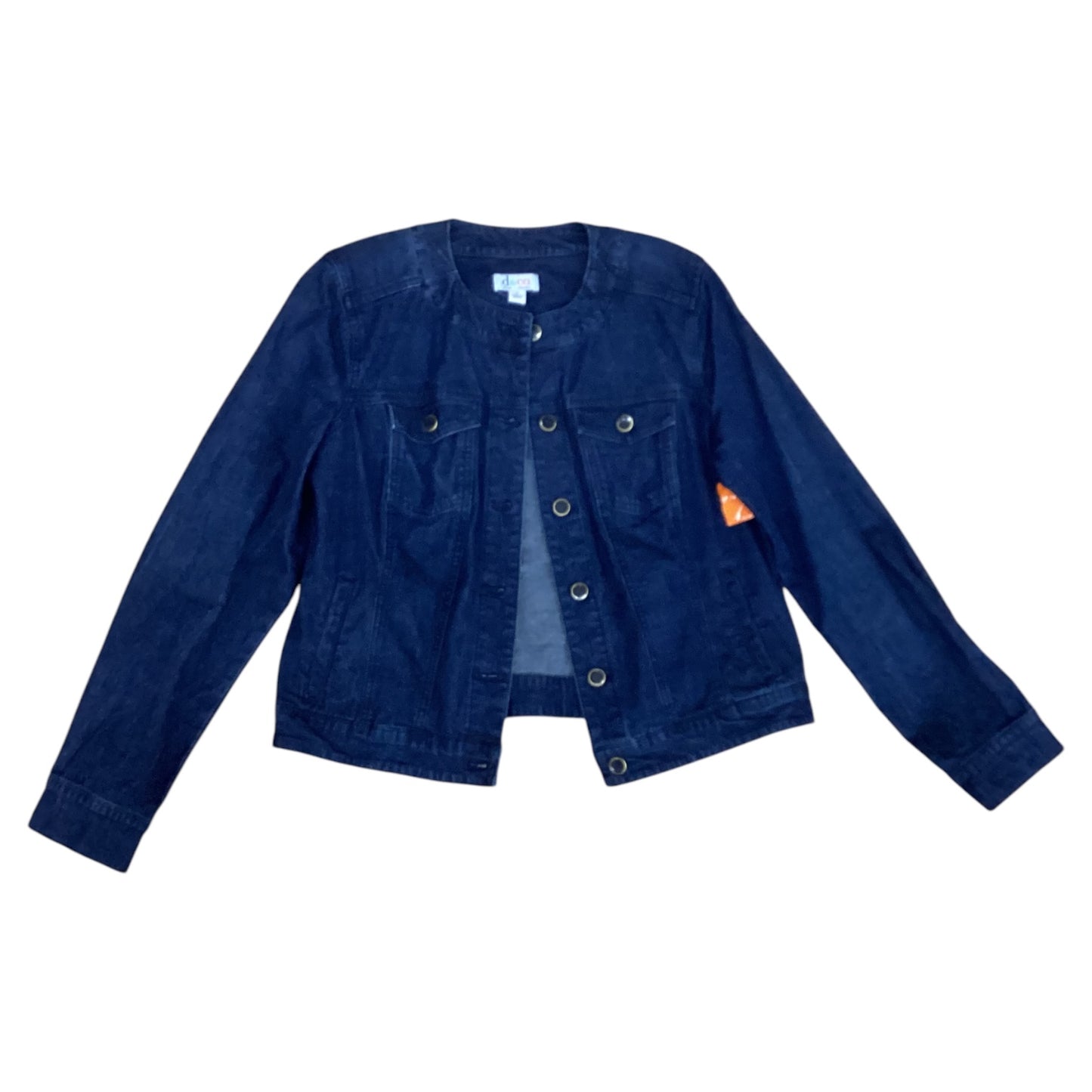 Jacket Denim By Denim And Company In Denim Blue, Size: S