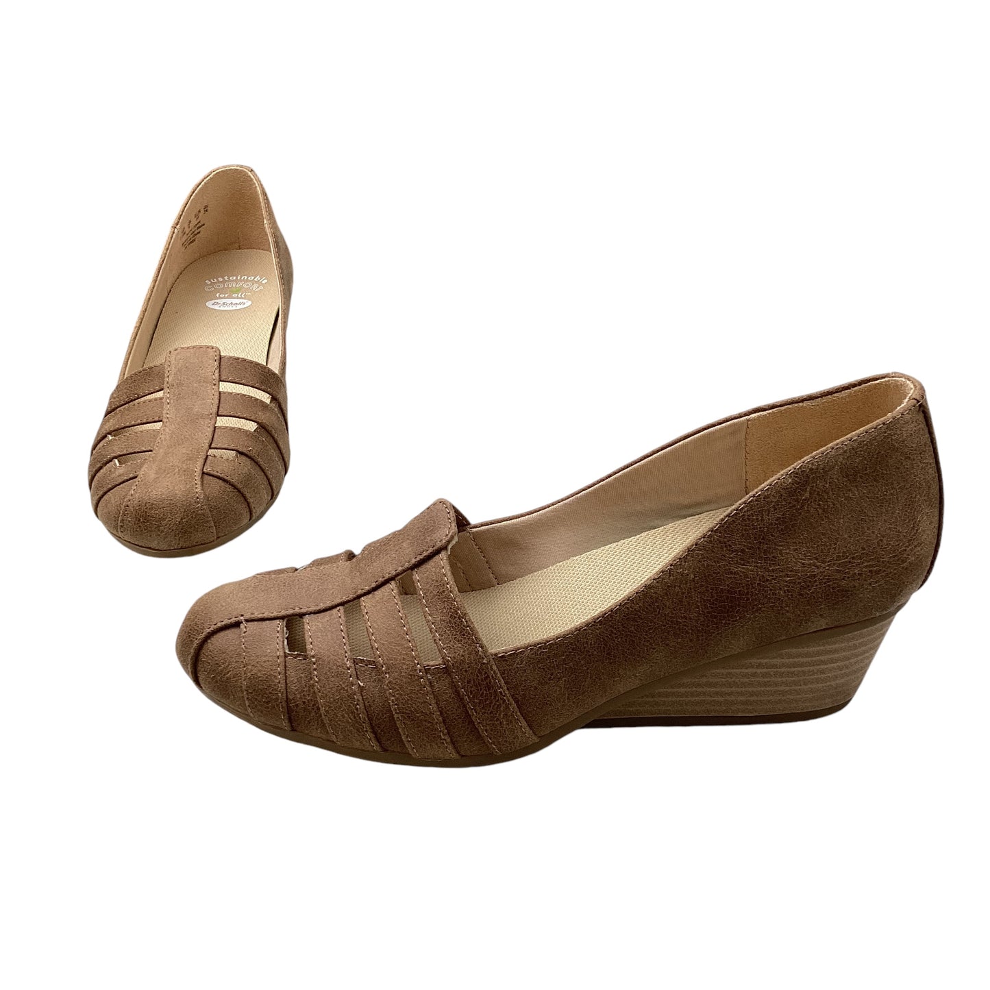 Shoes Heels Block By Dr Scholls In Tan, Size: 7.5