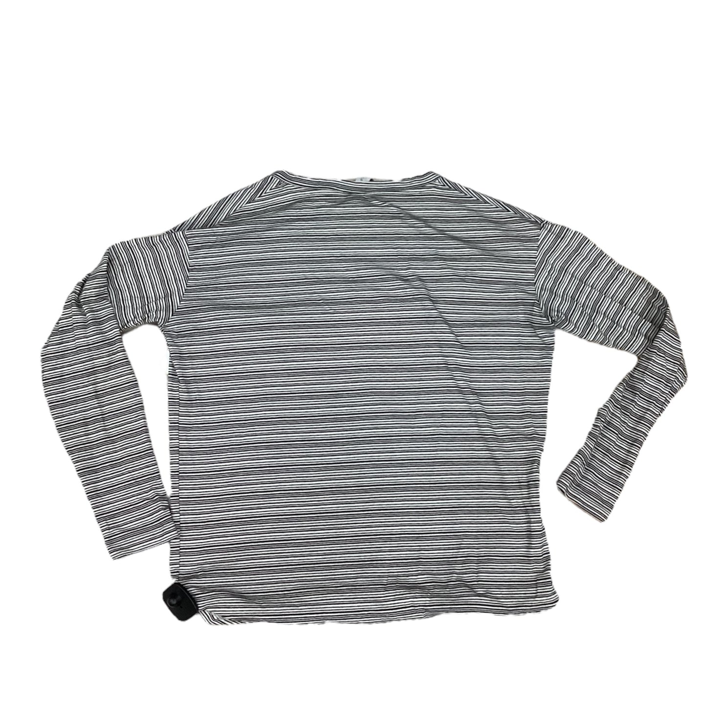 Top Long Sleeve By Athleta In Striped Pattern, Size: L