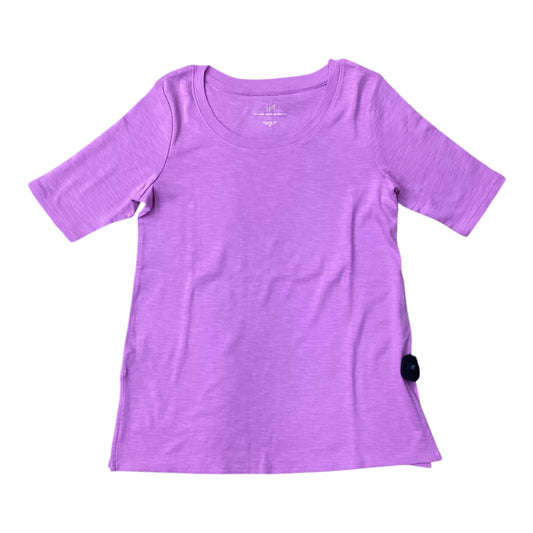 Top Short Sleeve By J. Jill In Purple, Size: Xs