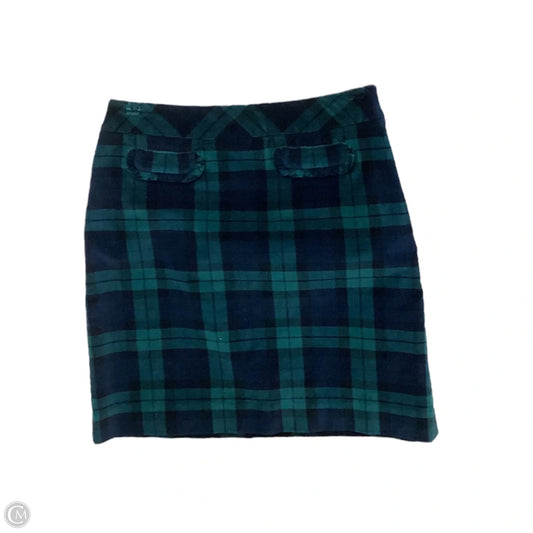 Skirt Mini & Short By Talbots In Plaid Pattern, Size: 2p