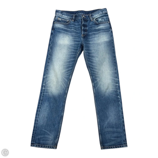 Jeans Straight By Bdg In Blue Denim, Size: 4