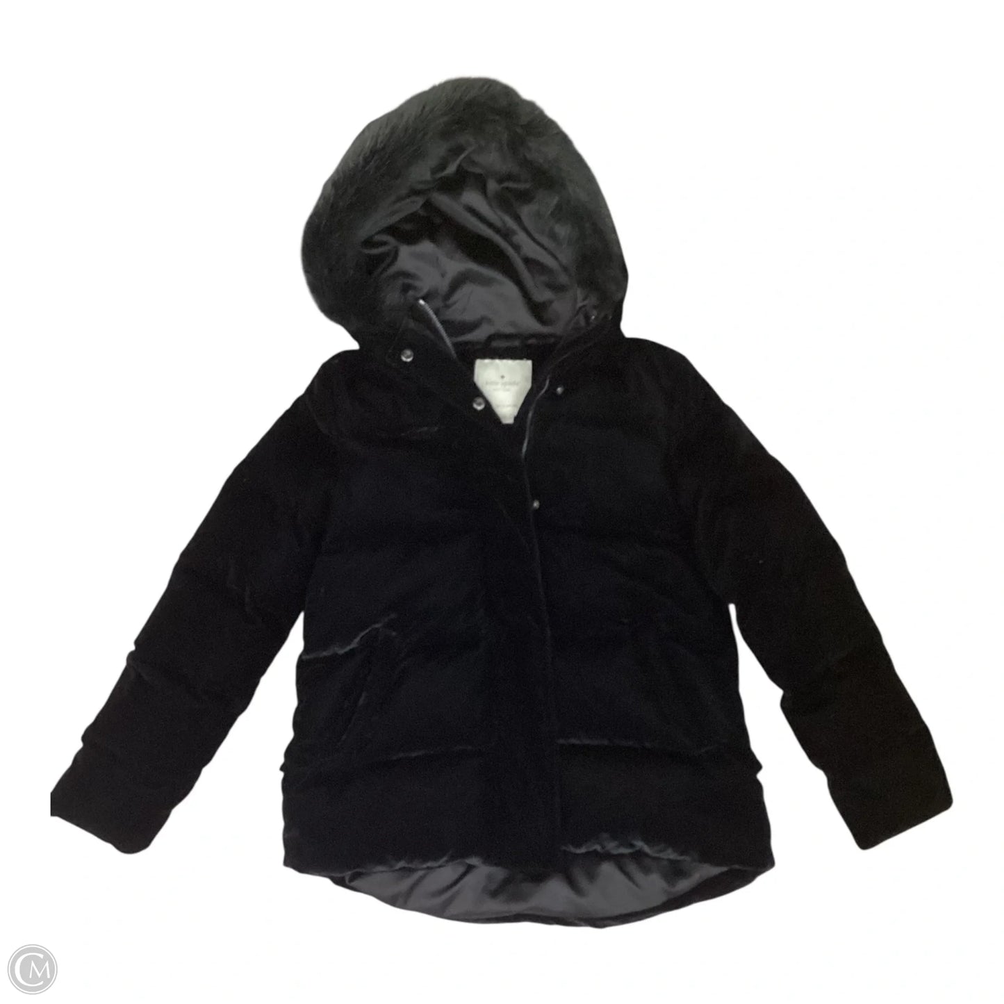 Coat Designer By Kate Spade In Black, Size: Xs