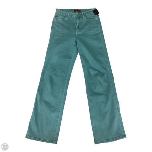 Jeans Wide Leg By Judy Blue In Green, Size: 4
