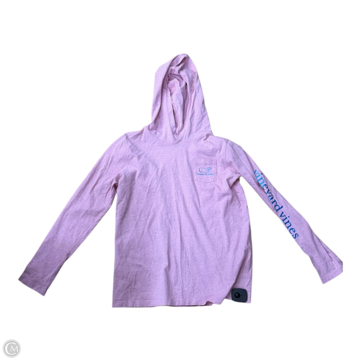 Athletic Top Long Sleeve Hoodie By Vineyard Vines In Pink, Size: Xl