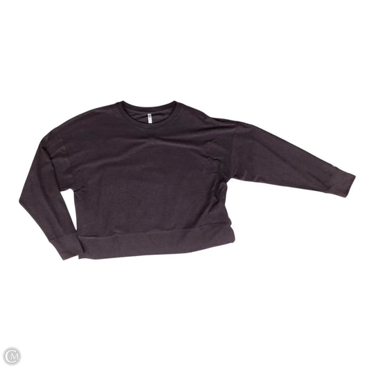 Athletic Top Long Sleeve Collar By Fabletics In Purple, Size: L