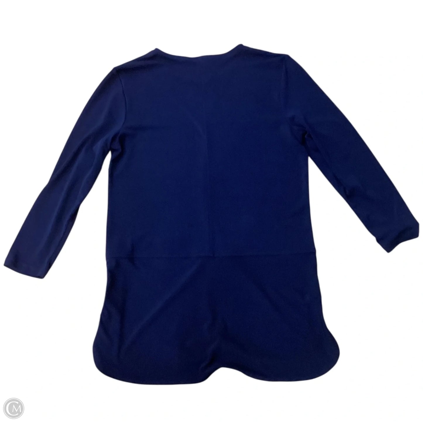 Blouse Long Sleeve By Lauren By Ralph Lauren In Navy, Size: S