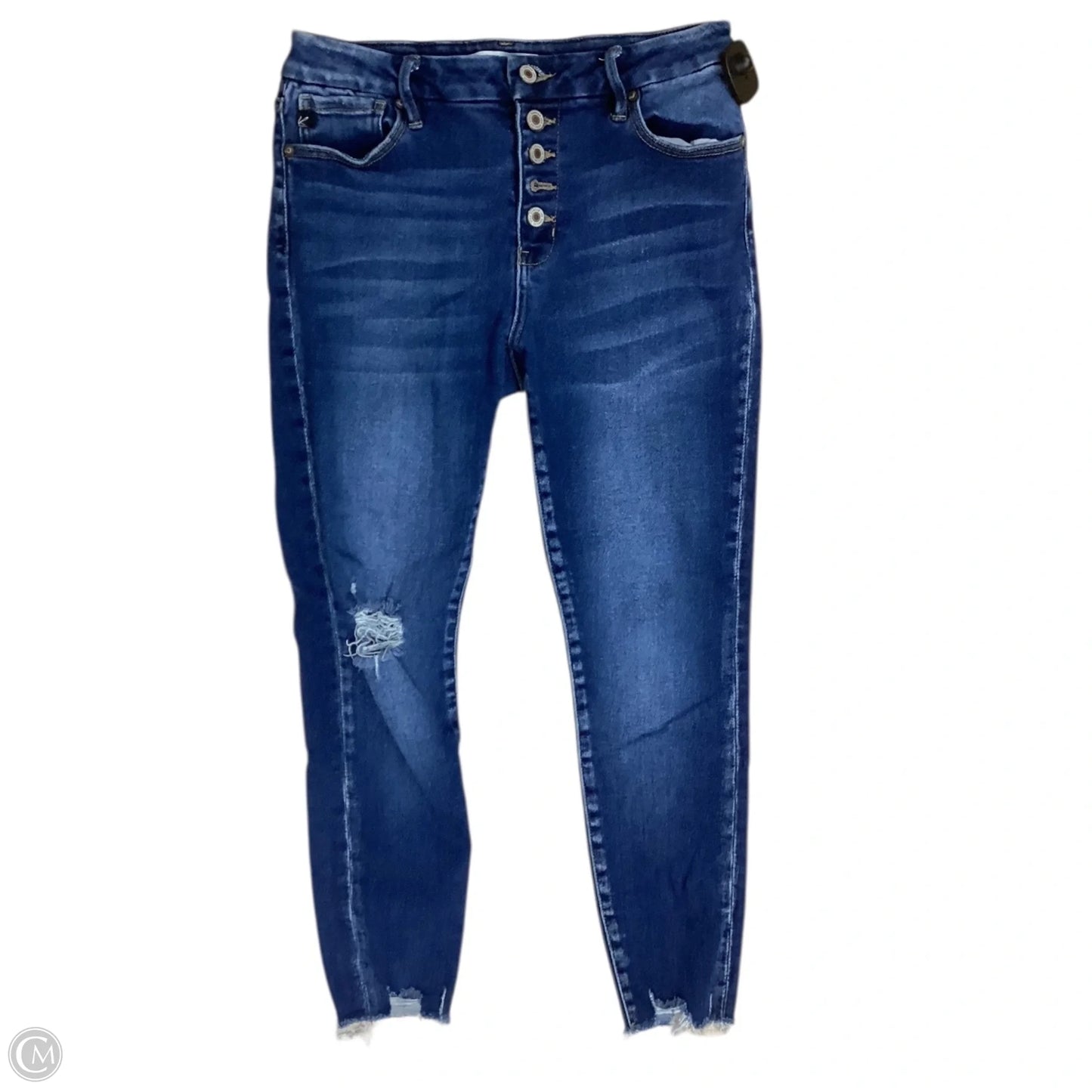 Jeans Skinny By Kancan In Blue, Size: 12
