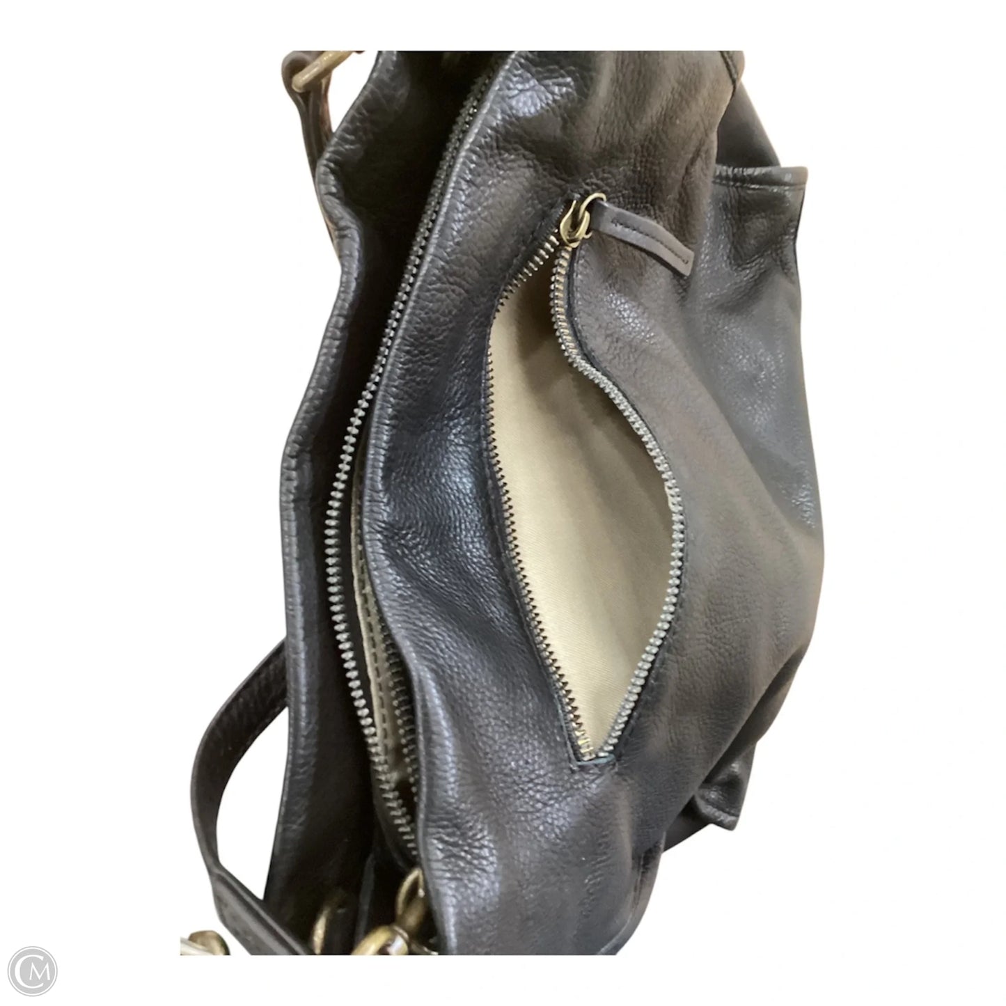 Handbag Leather By Cmb, Size: Medium