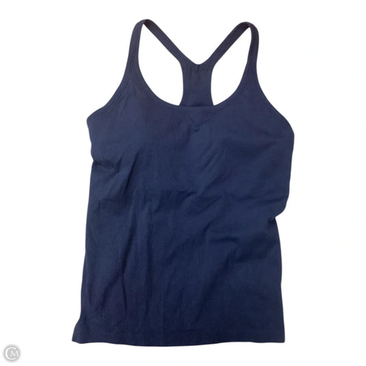 Athletic Tank Top By Lululemon In Navy, Size: 12
