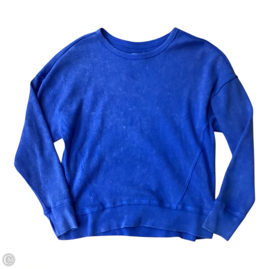 Top Long Sleeve By Seven 7 In Blue, Size: Xl