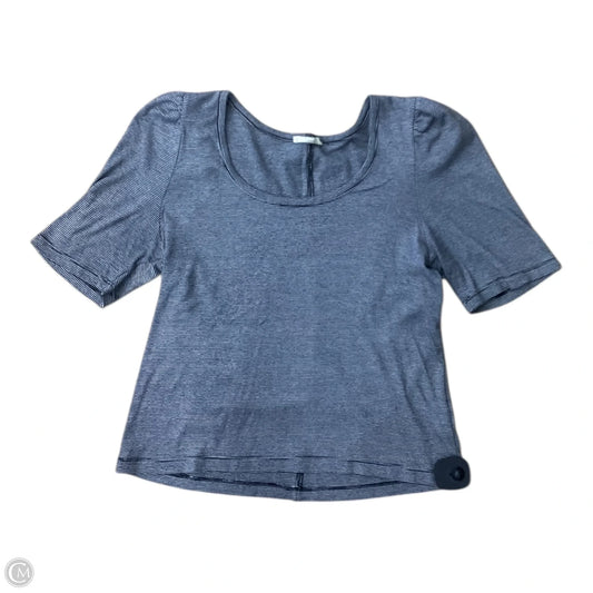 Top Short Sleeve By Madewell In Striped Pattern, Size: Xl