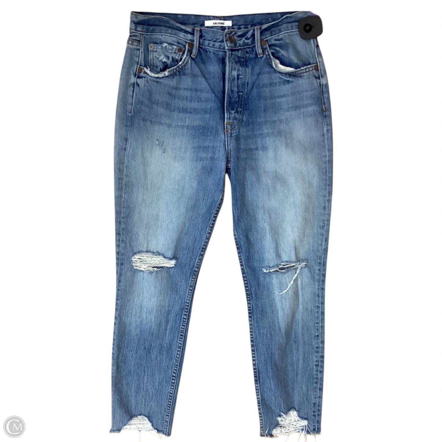 Jeans Straight By Clothes Mentor In Blue Denim, Size: 4
