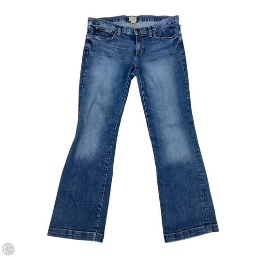 Jeans Straight By Gap In Blue Denim, Size: 10