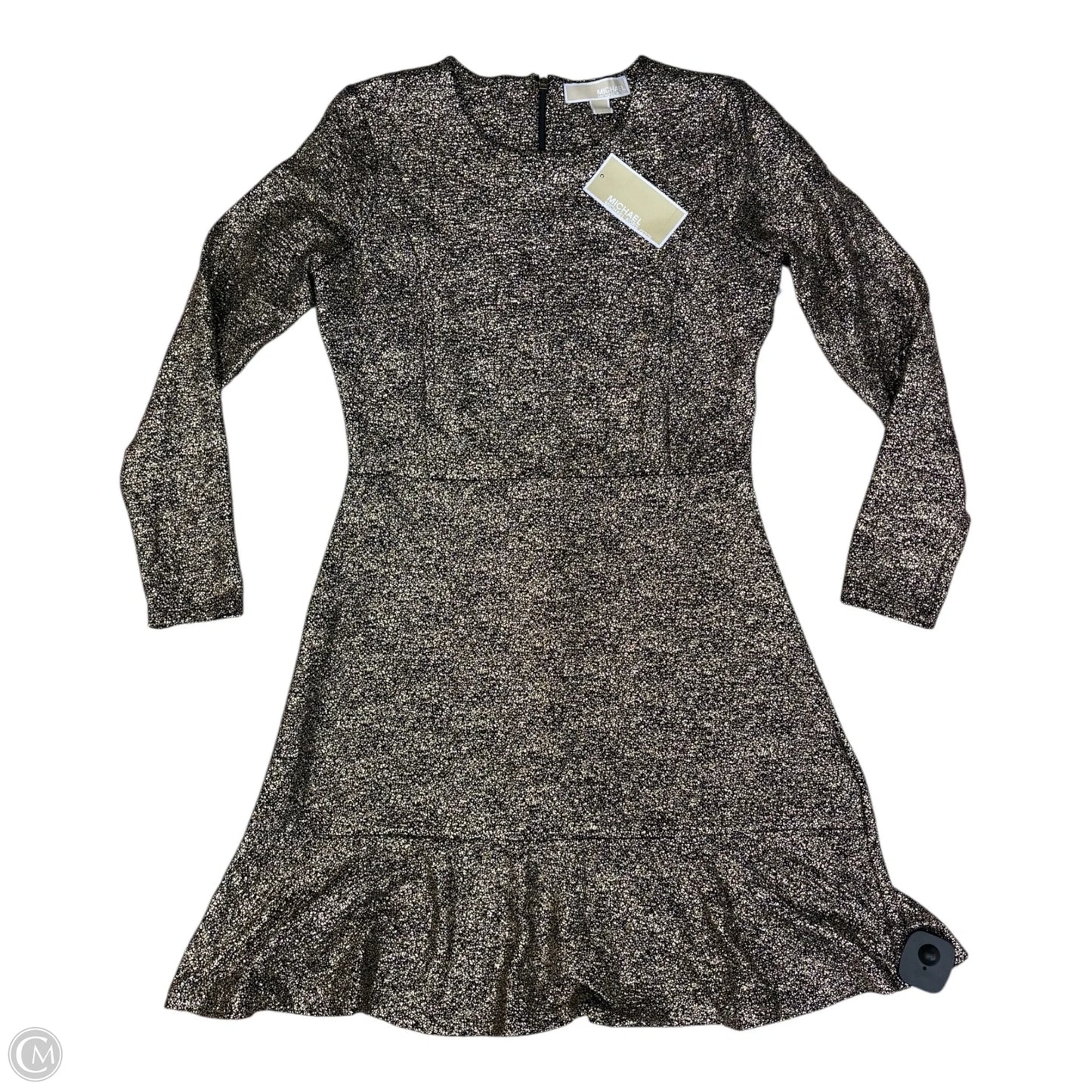 Dress Party Short By Michael By Michael Kors In Black & Gold, Size: Mp