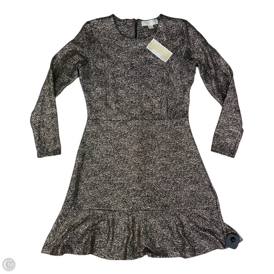 Dress Party Short By Michael By Michael Kors In Black & Gold, Size: Mp