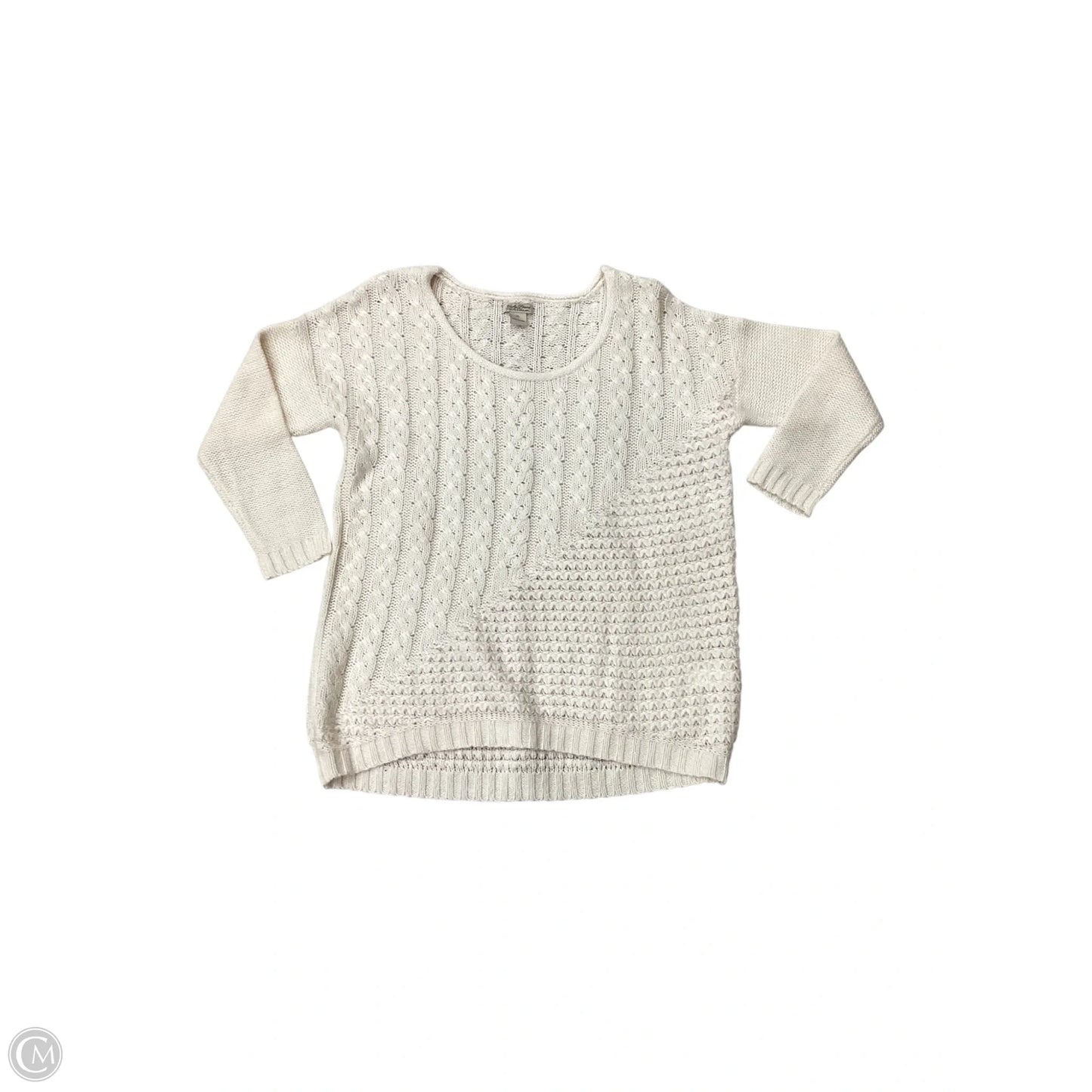 Sweater By Lucky Brand In Cream, Size: Xl