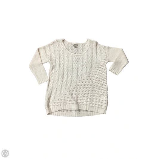 Sweater By Lucky Brand In Cream, Size: Xl