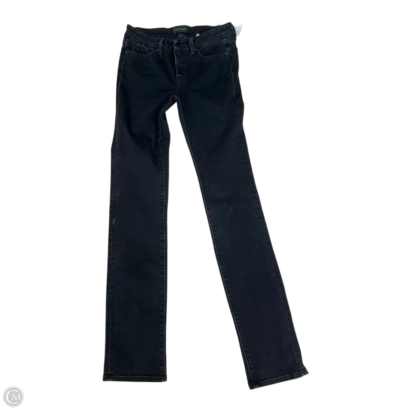 Jeans Skinny By Buckle Black In Black Denim, Size: 2l