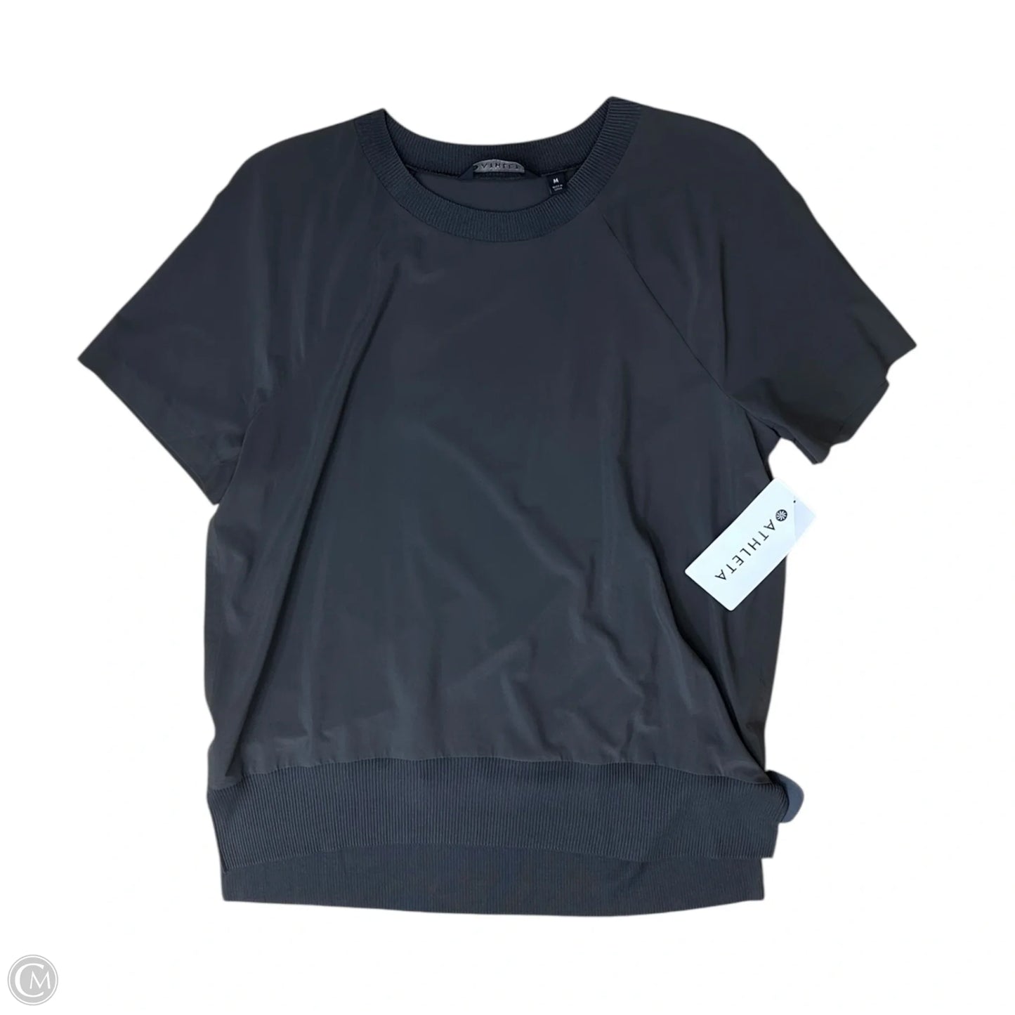 Athletic Top Short Sleeve By Athleta In Brown, Size: M