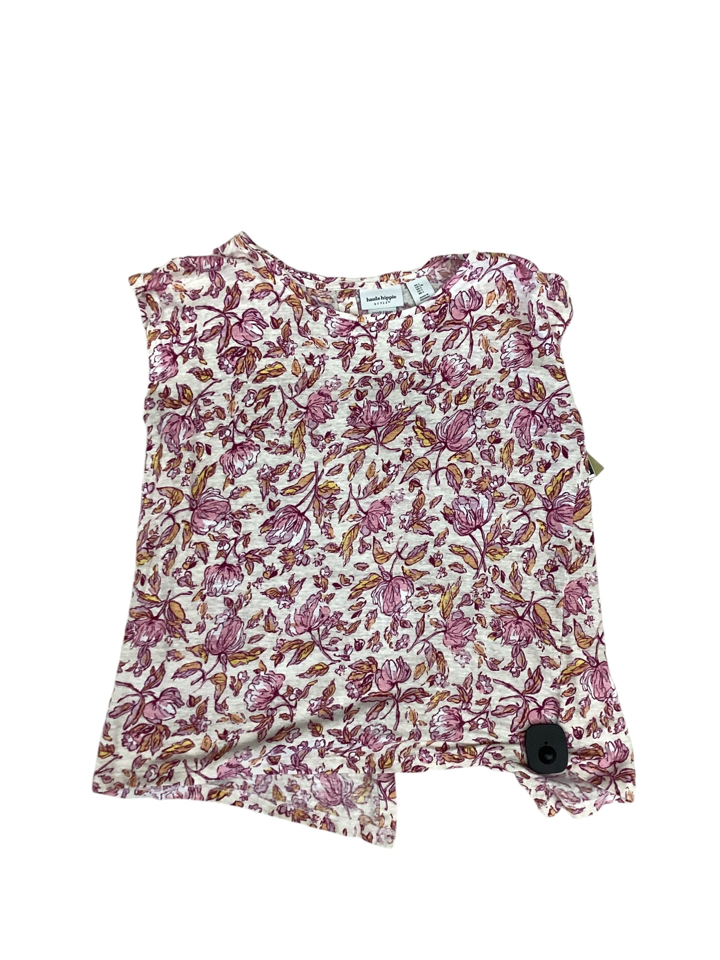 Blouse Designer By Haute Hippie In Floral Print, Size: L