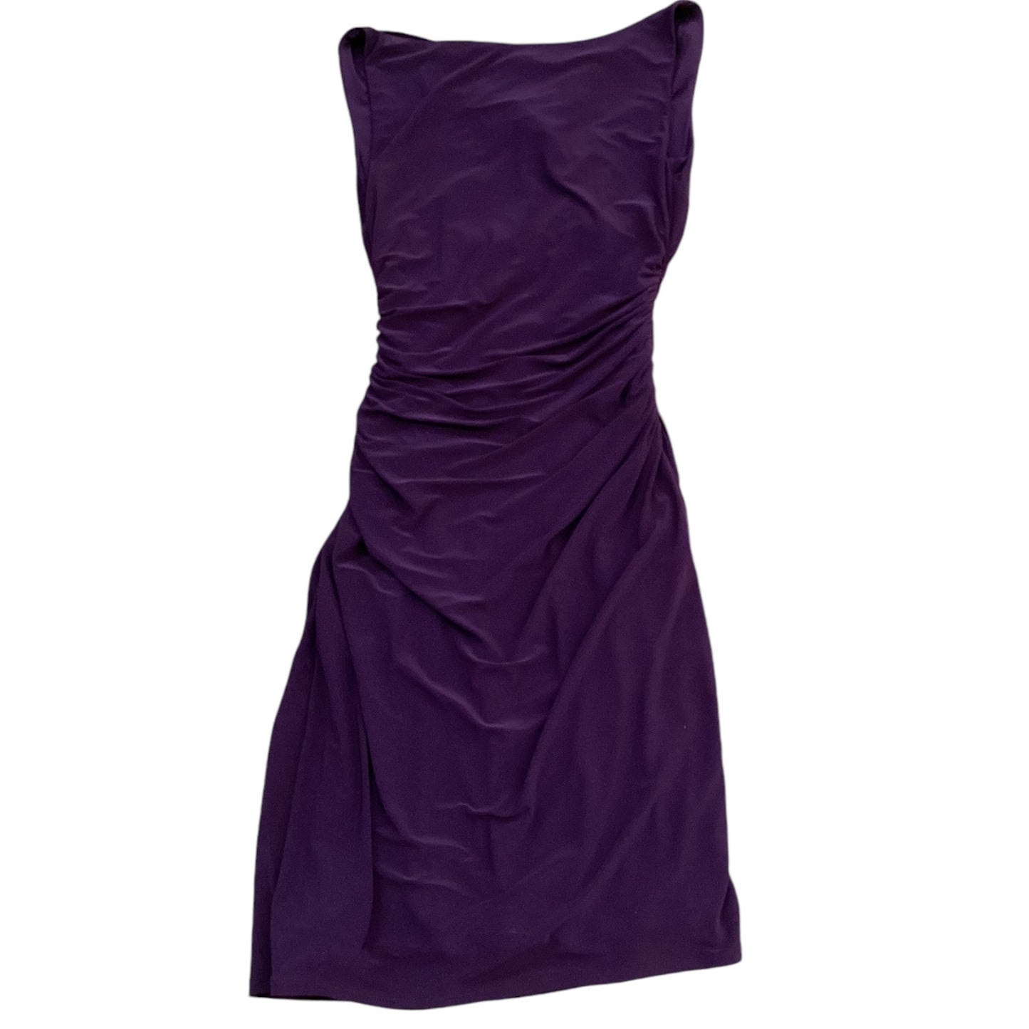 Dress Casual Midi By Lauren By Ralph Lauren In Purple, Size: S